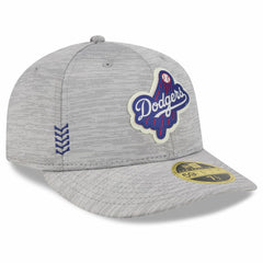 Los Angeles Dodgers 2024 Clubhouse Low Profile 59FIFTY Fitted Hat Gray