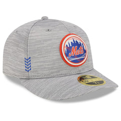 New York Mets 2024 Clubhouse Low Profile 59FIFTY Fitted Hat Gray