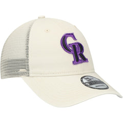 Colorado Rockies Game Day 9TWENTY Adjustable Trucker Hat Stone