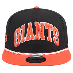 San Francisco Giants Throwback Meshback Golfer Hat Black