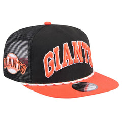 San Francisco Giants Throwback Meshback Golfer Hat Black