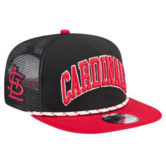 St. Louis Cardinals Throwback Meshback Golfer Hat Black