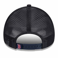 Boston Red Sox Women's Throwback Team Foam Front A-Frame Trucker 9FORTY Adjustable Hat White/Navy