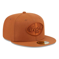 New York Jets New Era Color Pack 59FIFTY Fitted Hat - Brown discount