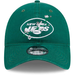 New York Jets New Era Women's Game Day Flower 9TWENTY Adjustable Hat - Green discount