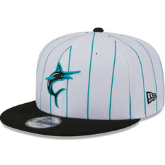 Miami Marlins 2024 Batting Practice 9FIFTY Snapback Hat White