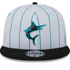 Miami Marlins 2024 Batting Practice 9FIFTY Snapback Hat White