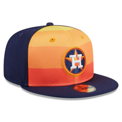 Houston Astros 2025 Batting Practice 59FIFTY Fitted Hat Orange