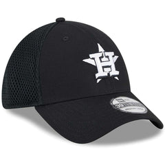 Houston Astros Neo 39THIRTY Flex Hat Black/White