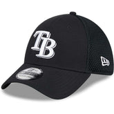 Tampa Bay Rays Neo 39THIRTY Flex Hat Black/White