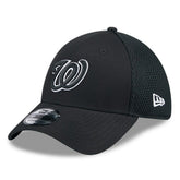 Washington Nationals Neo 39THIRTY Flex Hat Black/White
