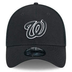 Washington Nationals Neo 39THIRTY Flex Hat Black/White