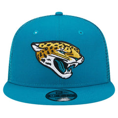 Jacksonville Jaguars New Era Main Trucker 9FIFTY Snapback Hat - Teal sale