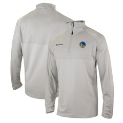 Golden State Warriors Omni-Wick Rockin' It Quarter-Zip Pullover Top sale - Heather Gray on sale