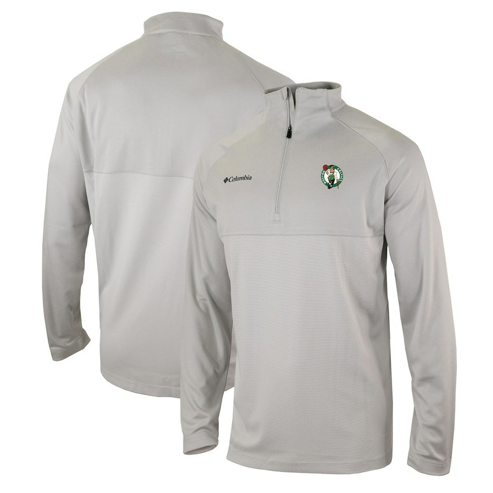 Boston Celtics Omni-Wick Rockin' It Quarter-Zip Pullover Top - Heather Gray outlet