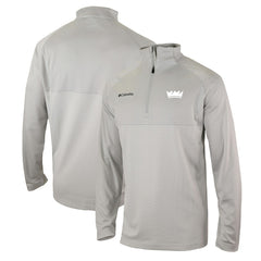 Sacramento Kings Omni-Wick Rockin' It Quarter-Zip Pullover Top - Heather Gray on sale