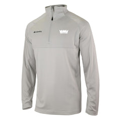 Sacramento Kings Omni-Wick Rockin' It Quarter-Zip Pullover Top - Heather Gray on sale