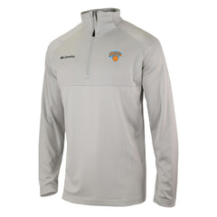 New York Knicks Omni-Wick Rockin' It Quarter-Zip Pullover Top - Heather Gray cheap