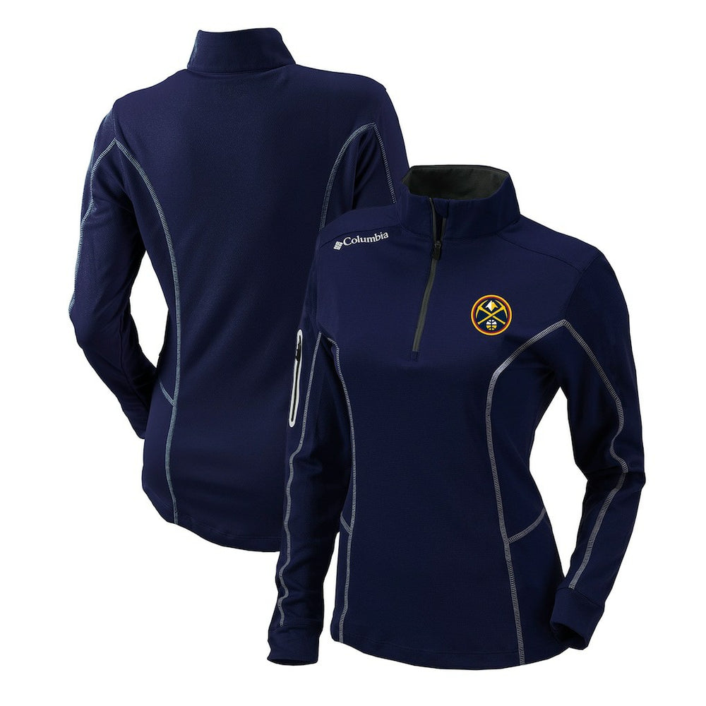 Denver Nuggets Women's Omni-Wick Shotgun Quarter-Zip Pullover Top sale - Navy cheap