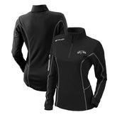 San Antonio Spurs Women's Omni-Wick Shotgun Quarter-Zip Pullover Top - Black for sale