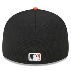 Baltimore Orioles 2025 Batting Practice Low Profile 59FIFTY Fitted Hat White