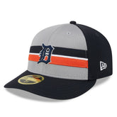 Detroit Tigers 2025 Batting Practice Low Profile 59FIFTY Fitted Hat Gray