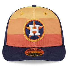 Houston Astros 2025 Batting Practice Low Profile 59FIFTY Fitted Hat Orange