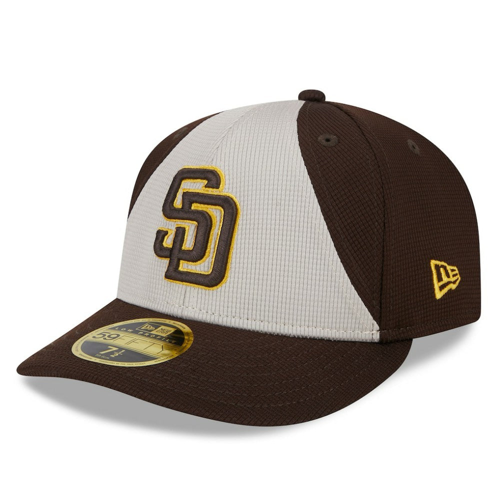 San Diego Padres 2025 Batting Practice Low Profile 59FIFTY Fitted Hat Brown