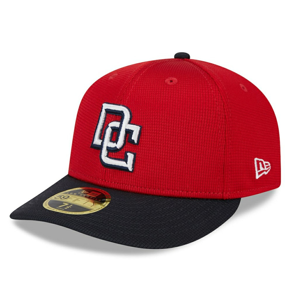 Washington Nationals 2025 Batting Practice Low Profile 59FIFTY Fitted Hat Red