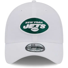 New York Jets New Era Main 39THIRTY Flex Hat - White on sale