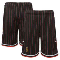 Chicago Bulls Youth Hardwood Classics Swingman Shorts - Black on sale