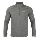 Washington Nationals Levelwear City Connect Calibre Insignia Core Quarter-Zip Pullover Top Heather Charcoal