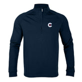 Chicago Cubs Levelwear City Connect Calibre Insignia Core Quarter-Zip Pullover Top Navy