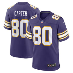 Cris Carter Minnesota Vikings Retired Player Alternate Game Jersey - Purple sale