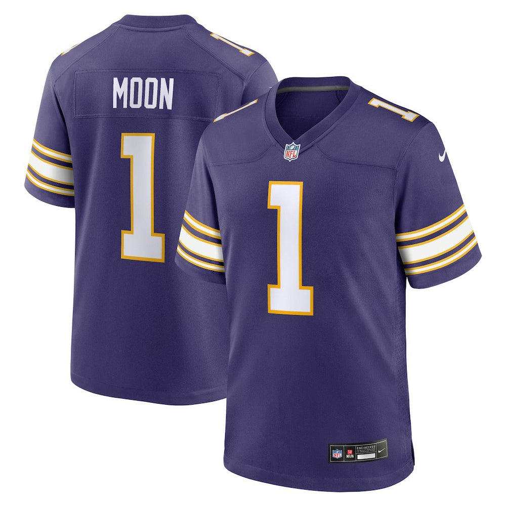 Warren Moon Minnesota Vikings Retired Player Alternate Game Jersey - Purple on sale