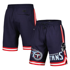 Tennessee Titans Pro Standard Classic Chenille Shorts - Navy sale