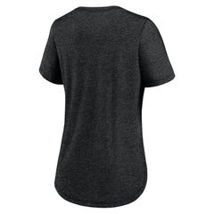 Baltimore Orioles Women's Big Swoosh Tri-Blend Scoop Neck T-Shirt Charcoal