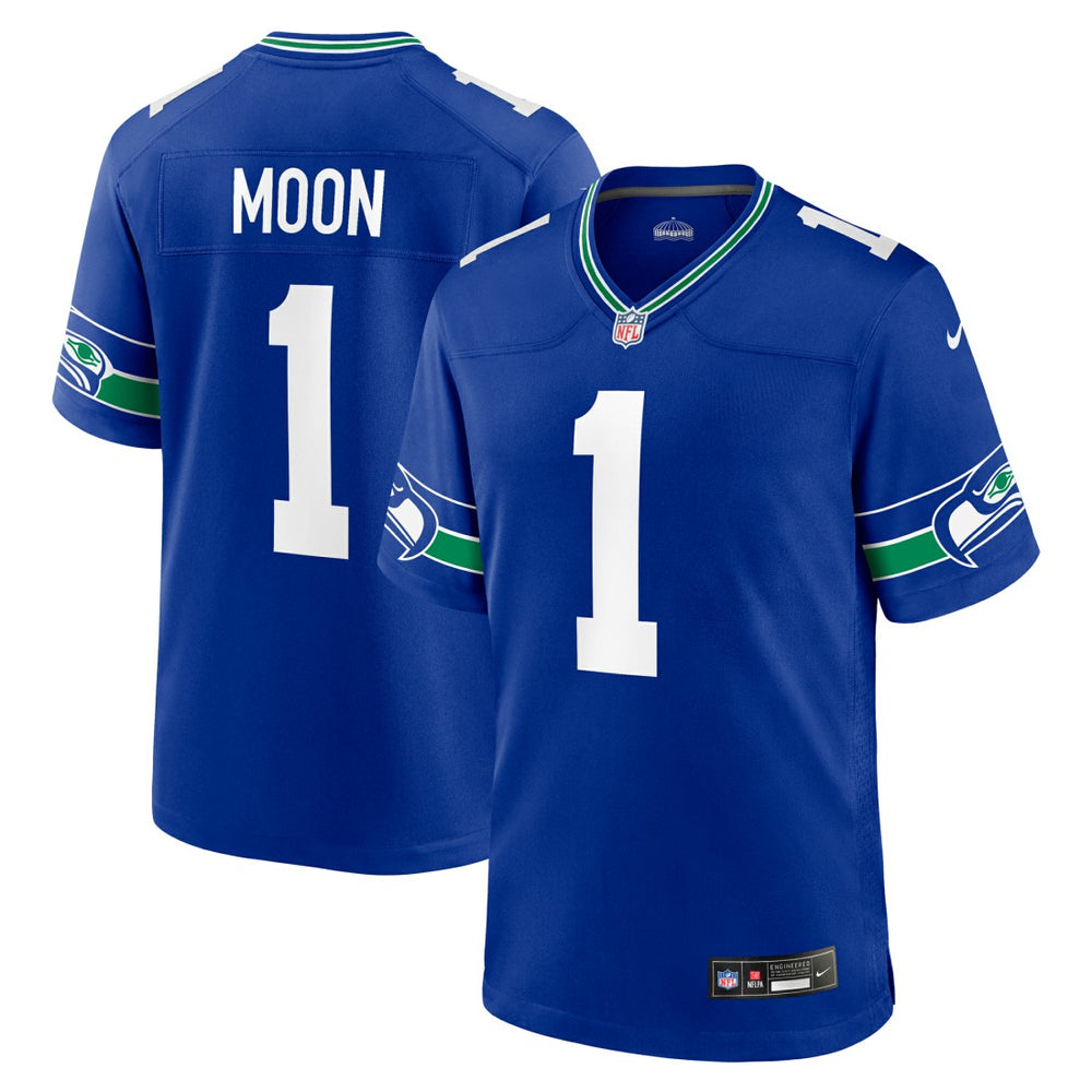 Warren Moon Seattle Seahawks Retired Player Alternate Game Jersey - Royal on sale