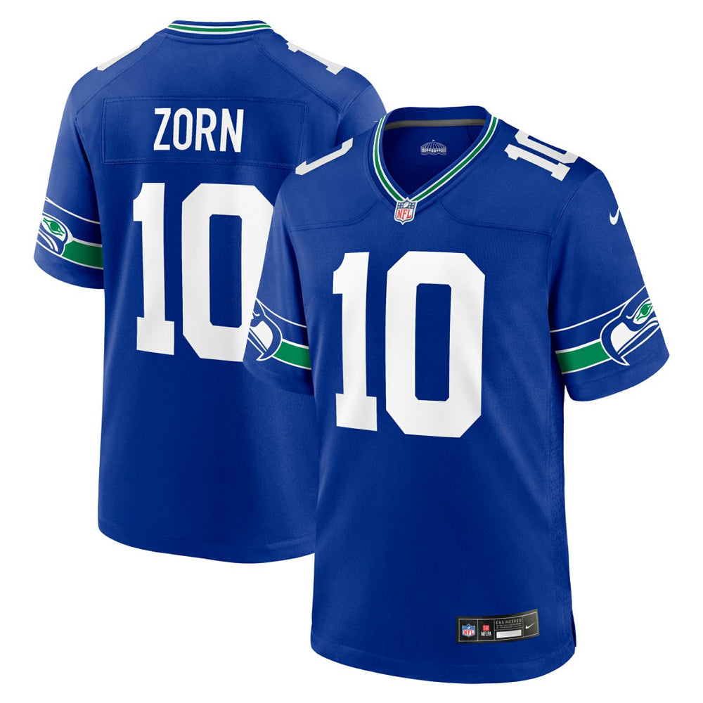 Jim Zorn Seattle Seahawks Retired Player Alternate Game Jersey - Royal discount