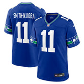 Jaxon Smith-Njigba Seattle Seahawks Throwback Player Game Jersey - Royal on sale