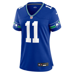 Jaxon Smith-Njigba Seattle Seahawks Women's Throwback Player Game Jersey - Royal outlet
