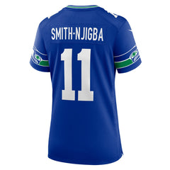 Jaxon Smith-Njigba Seattle Seahawks Women's Throwback Player Game Jersey - Royal outlet