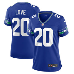 Julian Love Seattle Seahawks Women's Throwback Player Game Jersey - Royal online