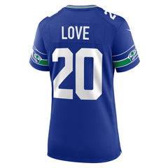 Julian Love Seattle Seahawks Women's Throwback Player Game Jersey - Royal online