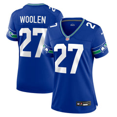 Tariq Woolen Seattle Seahawks Women's Throwback Player Game Jersey - Royal online