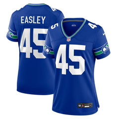 Kenny Easley Seattle Seahawks Women's Throwback Retired Player Game Jersey - Royal cheap