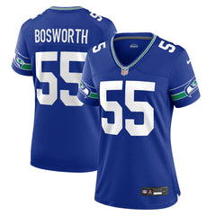 Brian Bosworth Seattle Seahawks Women's Throwback Retired Player Game Jersey - Royal outlet
