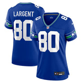 Steve Largent Seattle Seahawks Women's Throwback Retired Player Game Jersey - Royal discount