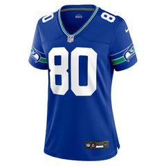 Steve Largent Seattle Seahawks Women's Throwback Retired Player Game Jersey - Royal discount