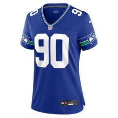 Jarran Reed Seattle Seahawks Women's Throwback Player Game Jersey - Royal sale
